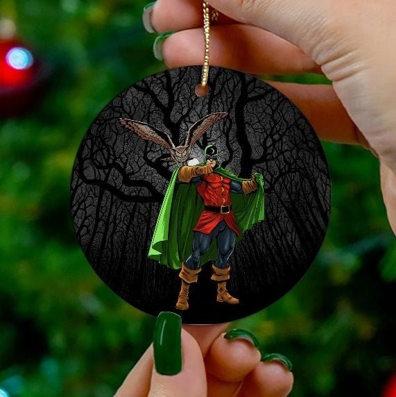DR MID-NITE READY CHRISTMAS TREE ORNAMENT