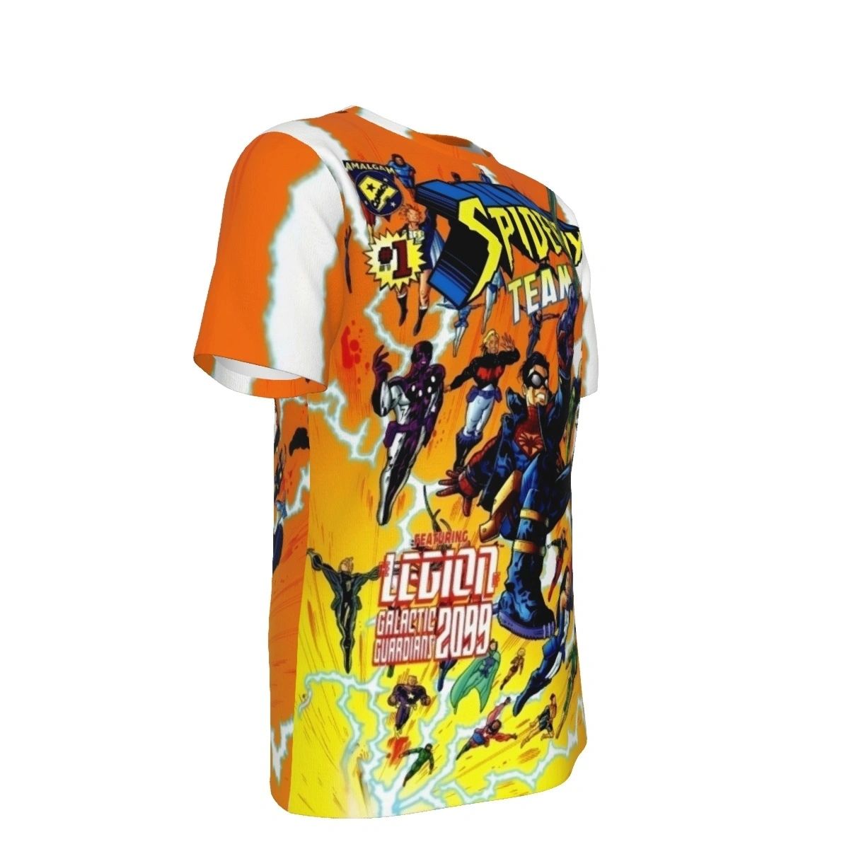 SPIDERBOY TEAM UP ALL OVER PRINT SHIRTS - AMALAGAM