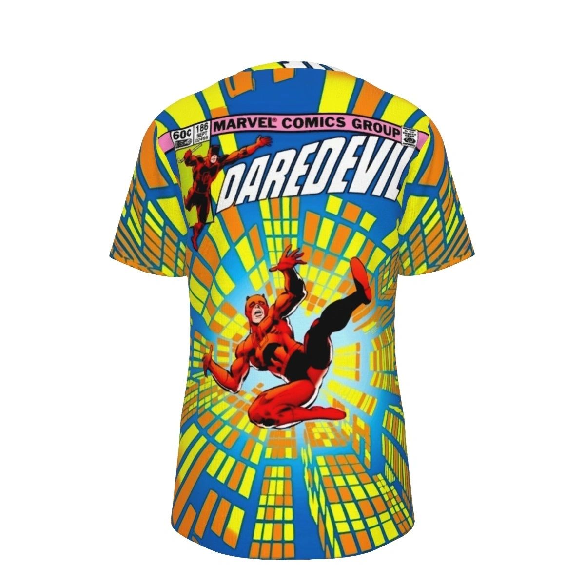 DAREDEVIL 186 UP ALL OVER PRINT SHIRTS - FRANK MILLER