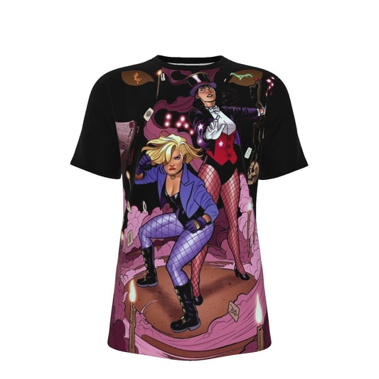 BLACK CANARY ZATANNA ALL OVER PRINT SHIRTS
