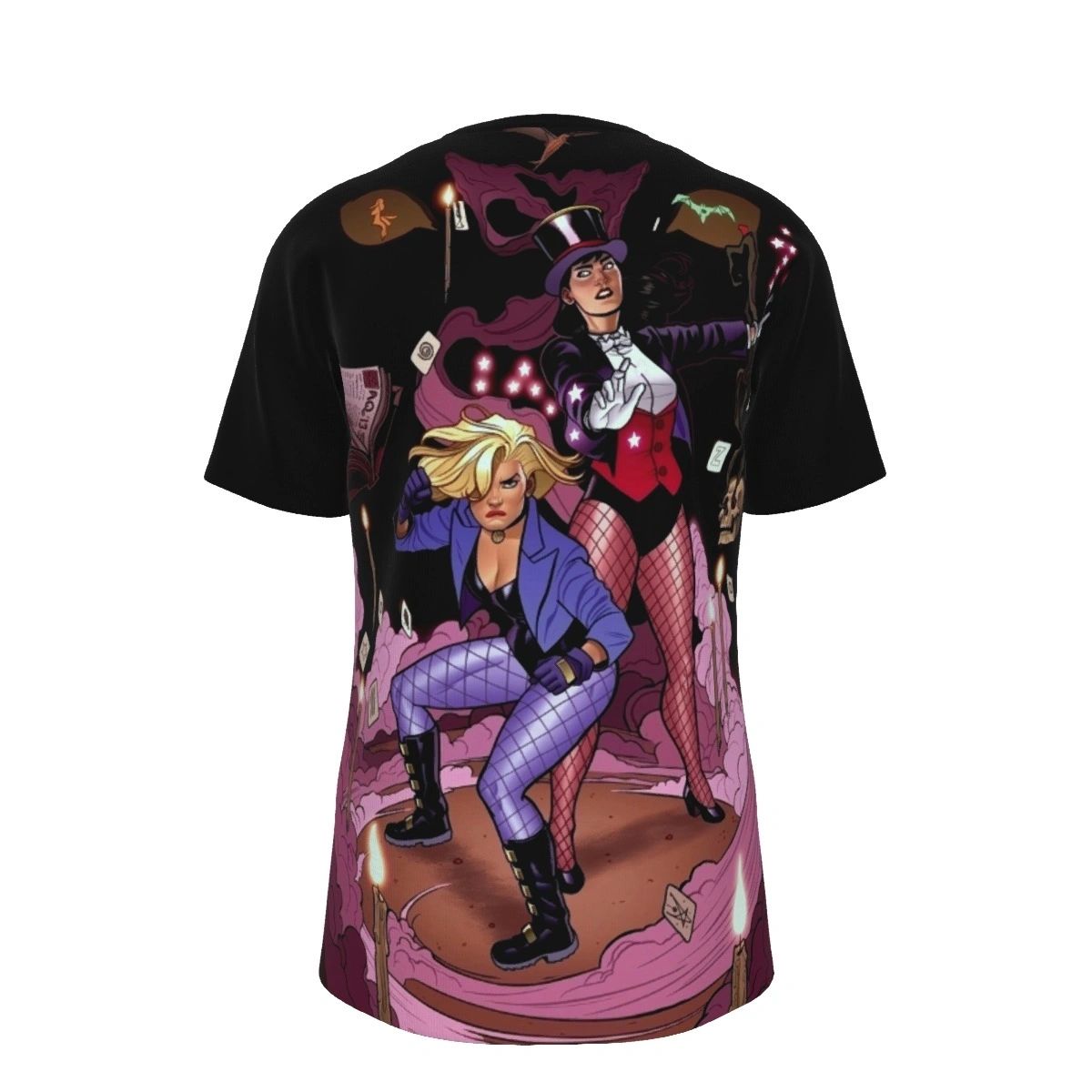 BLACK CANARY ZATANNA ALL OVER PRINT SHIRTS
