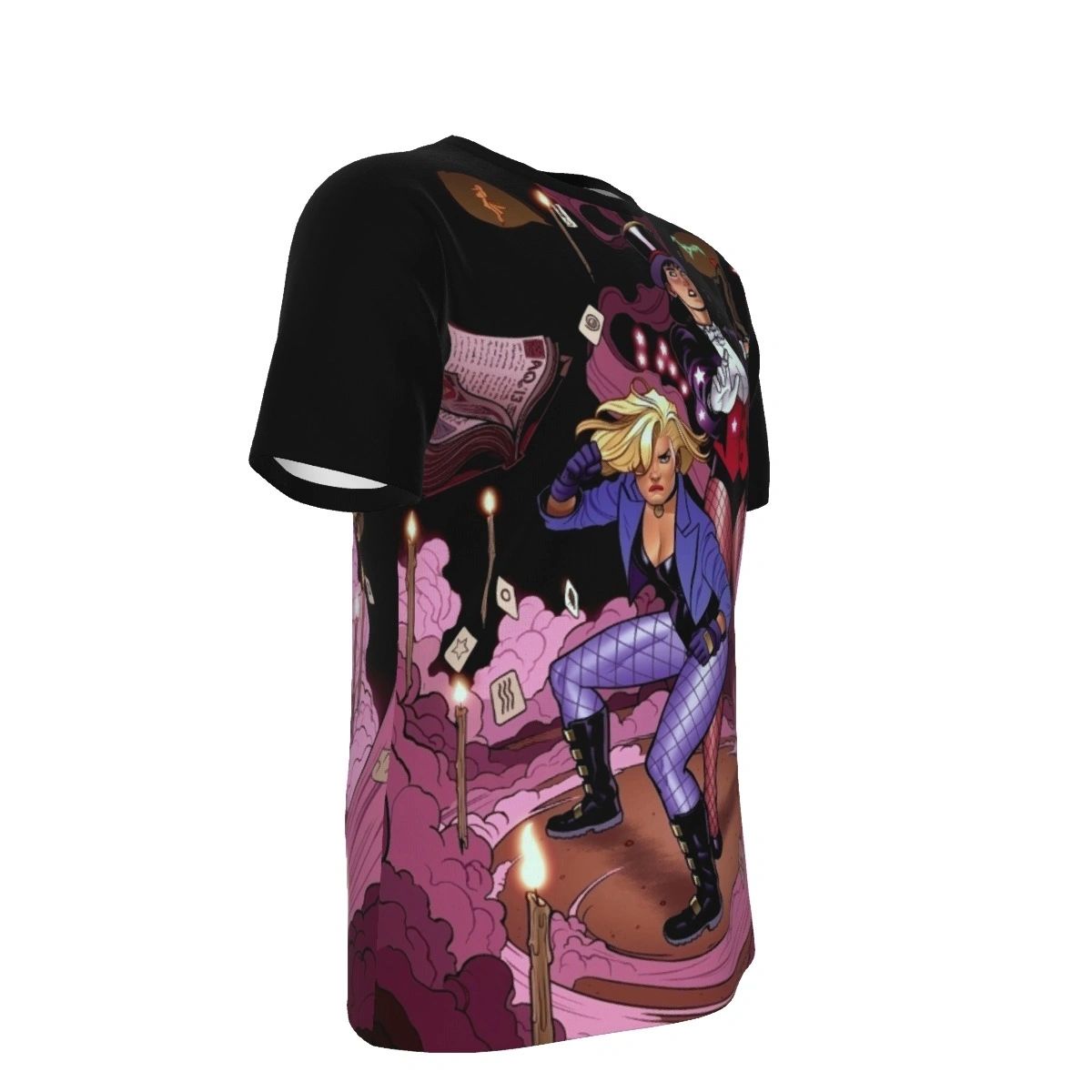 BLACK CANARY ZATANNA ALL OVER PRINT SHIRTS