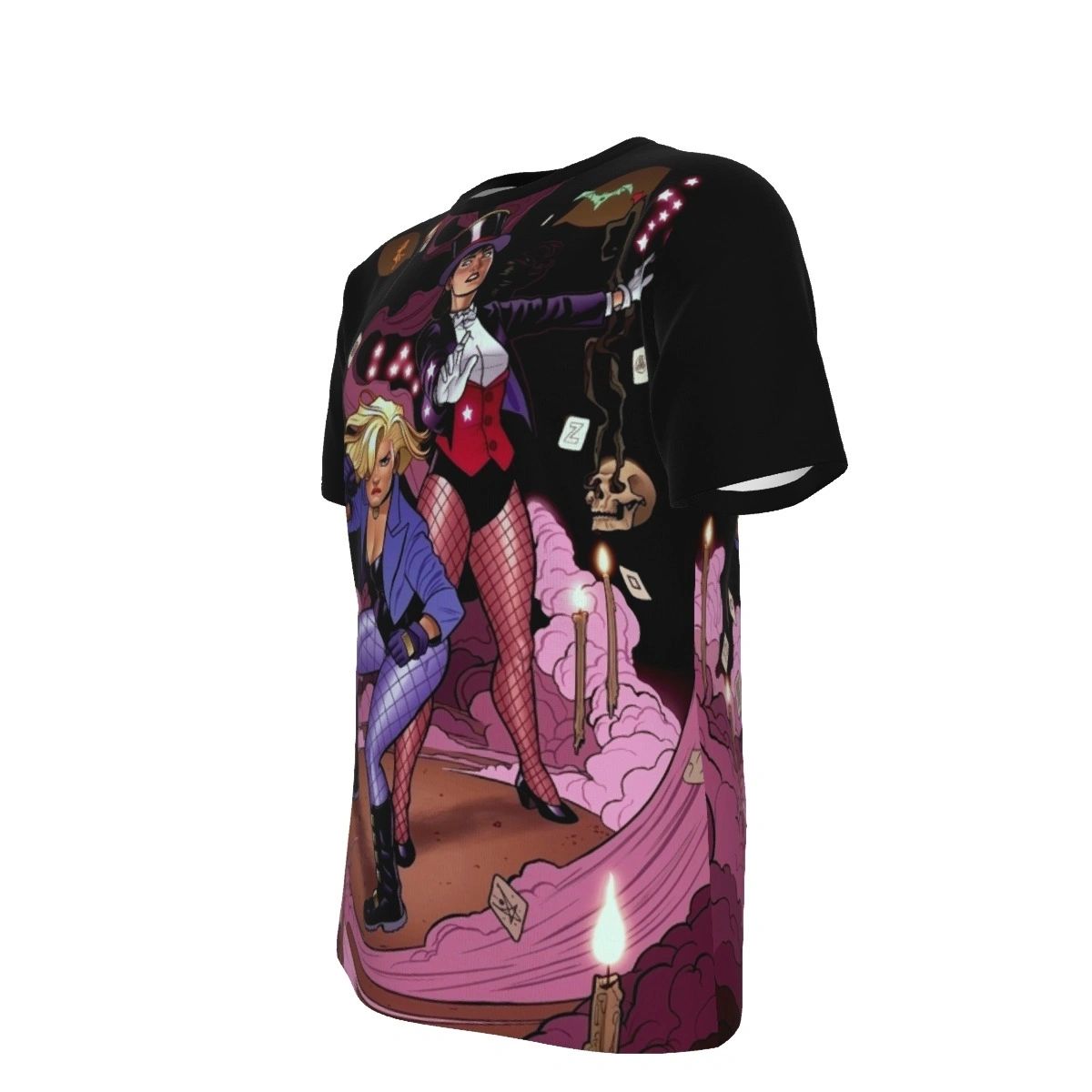 BLACK CANARY ZATANNA ALL OVER PRINT SHIRTS