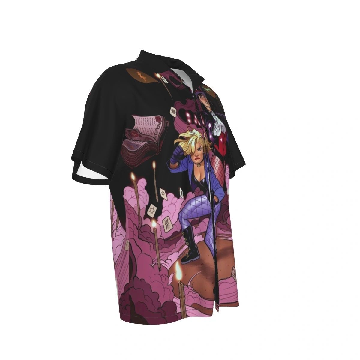 BLACK CANARY ZATANNA ALL OVER PRINT SHIRTS