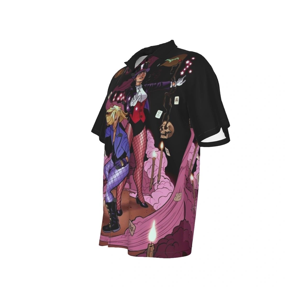 BLACK CANARY ZATANNA ALL OVER PRINT SHIRTS