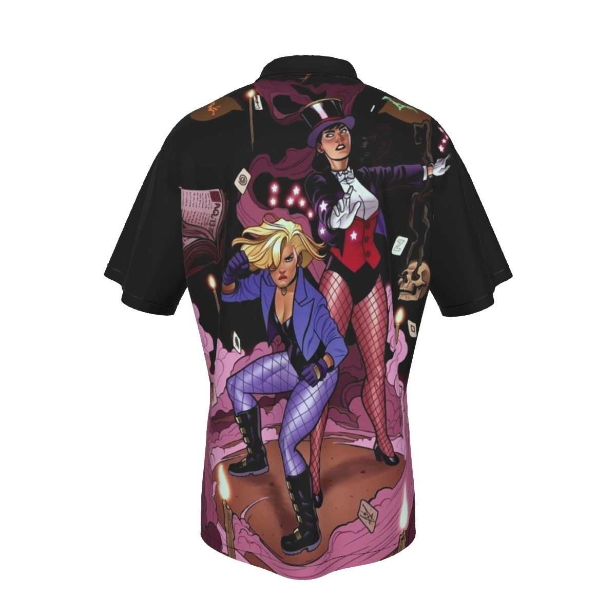 BLACK CANARY ZATANNA ALL OVER PRINT SHIRTS