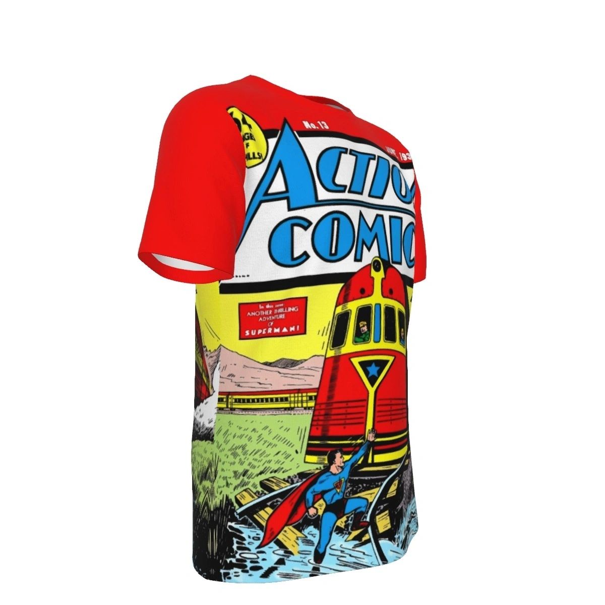 ACTION COMICS 13 ALL OVER PRINT SHIRTS