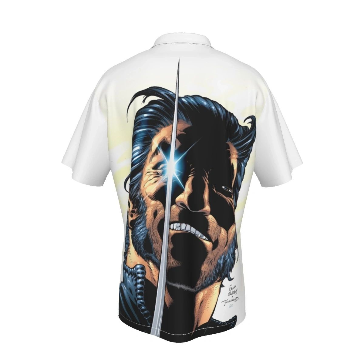 NEW XMEN 115 ALL OVER PRINT SHIRTS -WOLVERINE -FRANK QUITELY