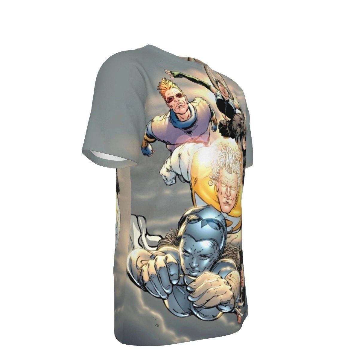 THE AUTHORITY PINUP ALL OVER PRINT SHIRTS -FRANK QUITELY