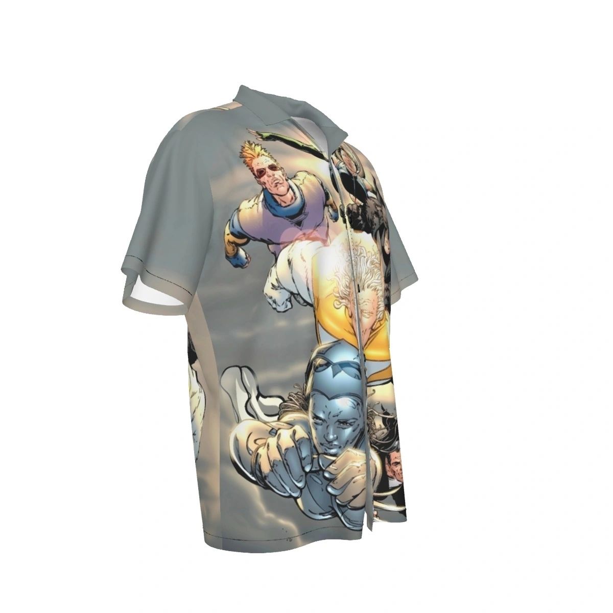 THE AUTHORITY PINUP ALL OVER PRINT SHIRTS -FRANK QUITELY