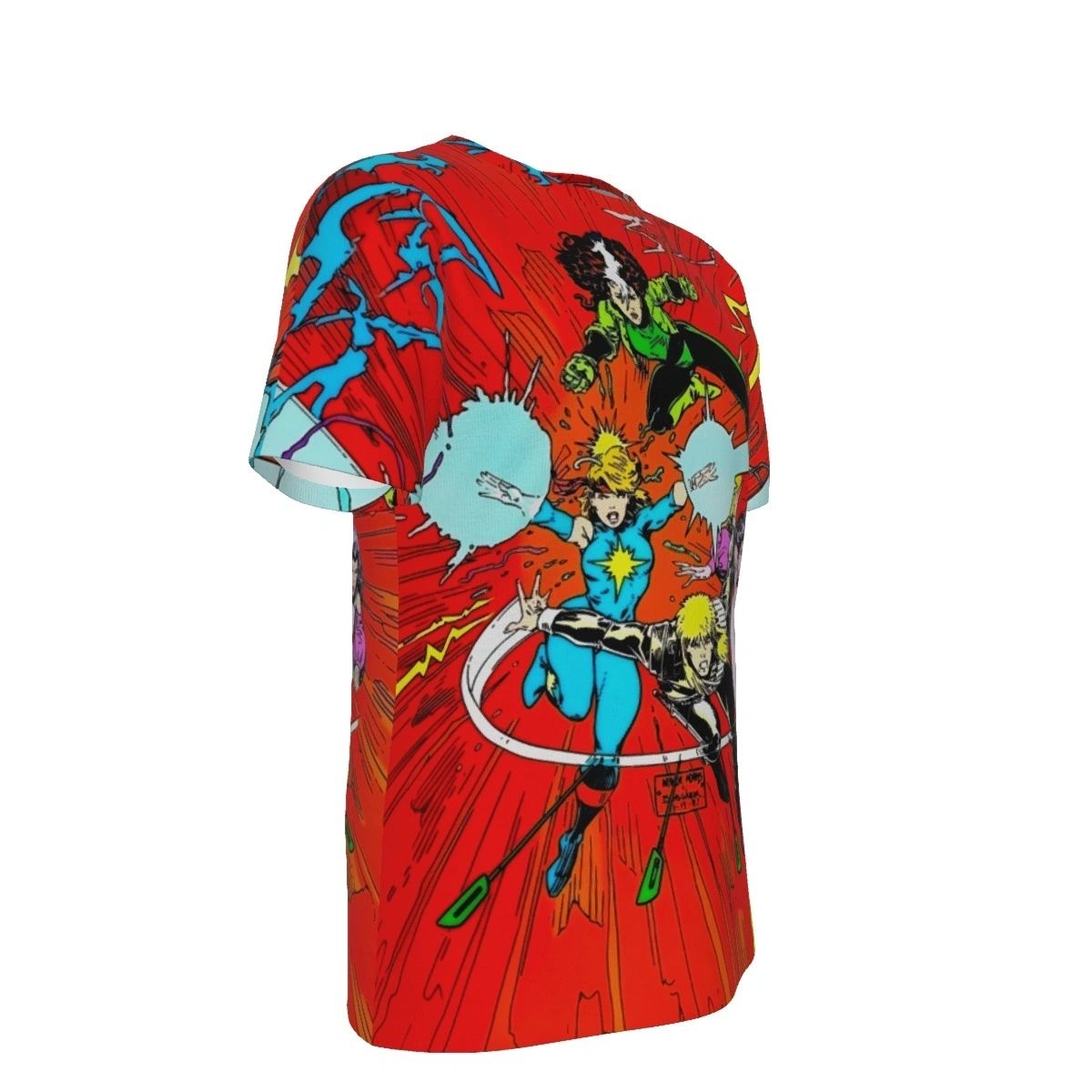 XMEN 213 ALL OVER PRINT SHIRTS WOLVERINE VS SABERTOOTH