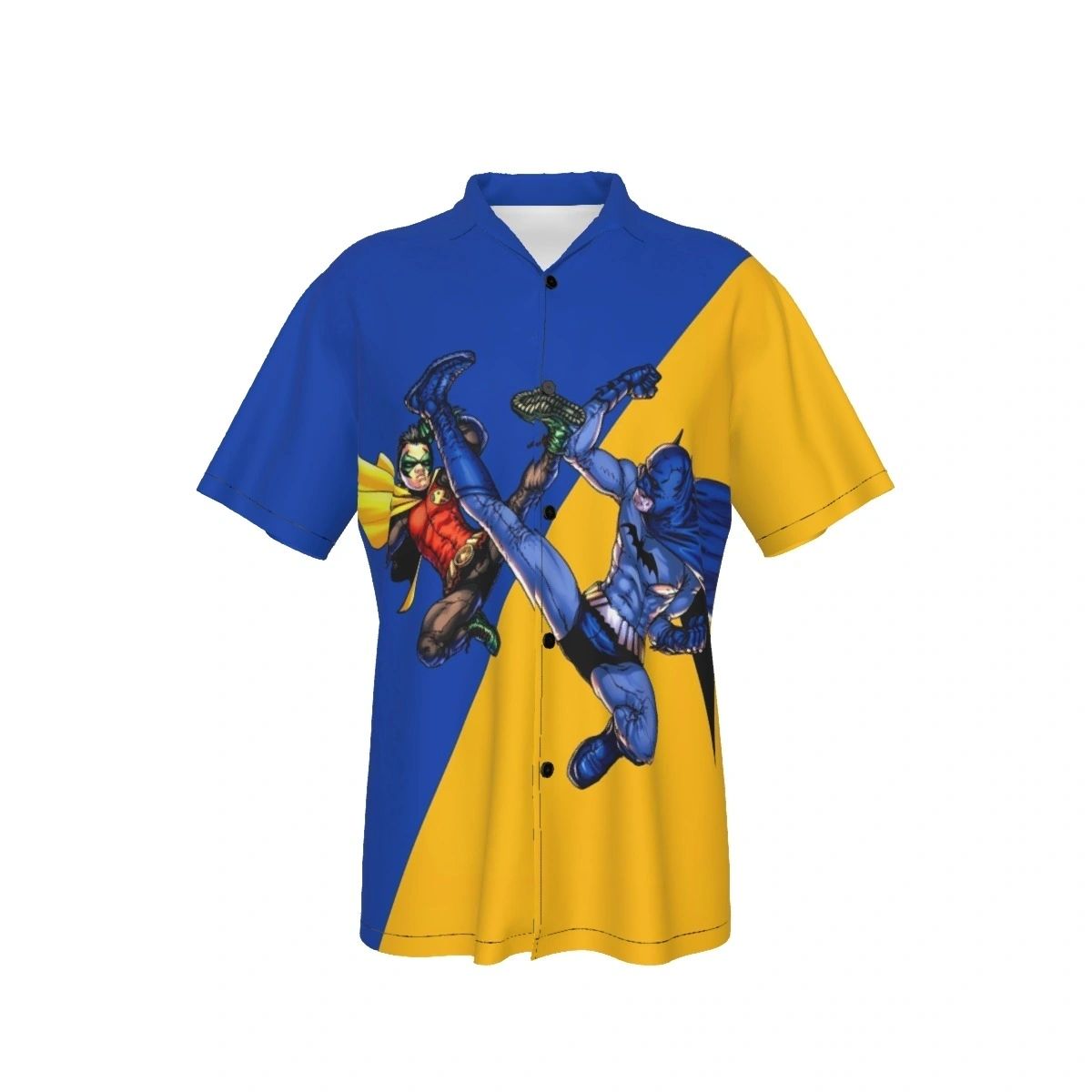 BATMAN AND ROBIN ALL OVER PRINT SHIRTS -FRANK QUITELY