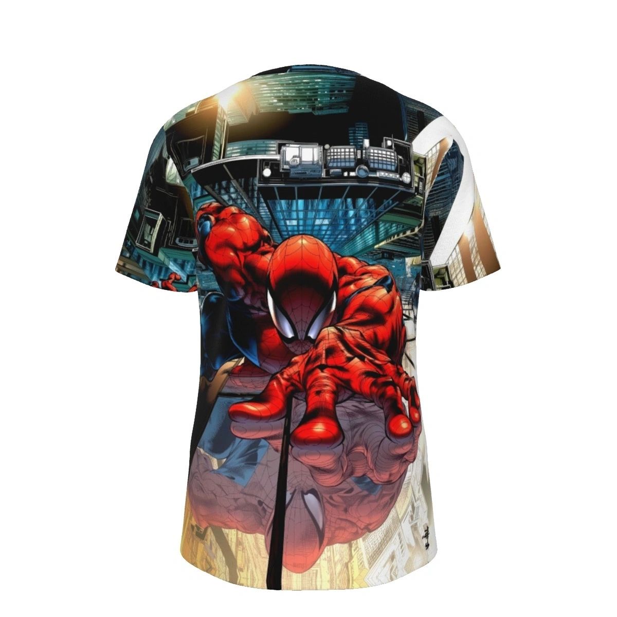 SENSATIONAL SPIDERMAN FERAL ALL OVER PRINT SHIRTS