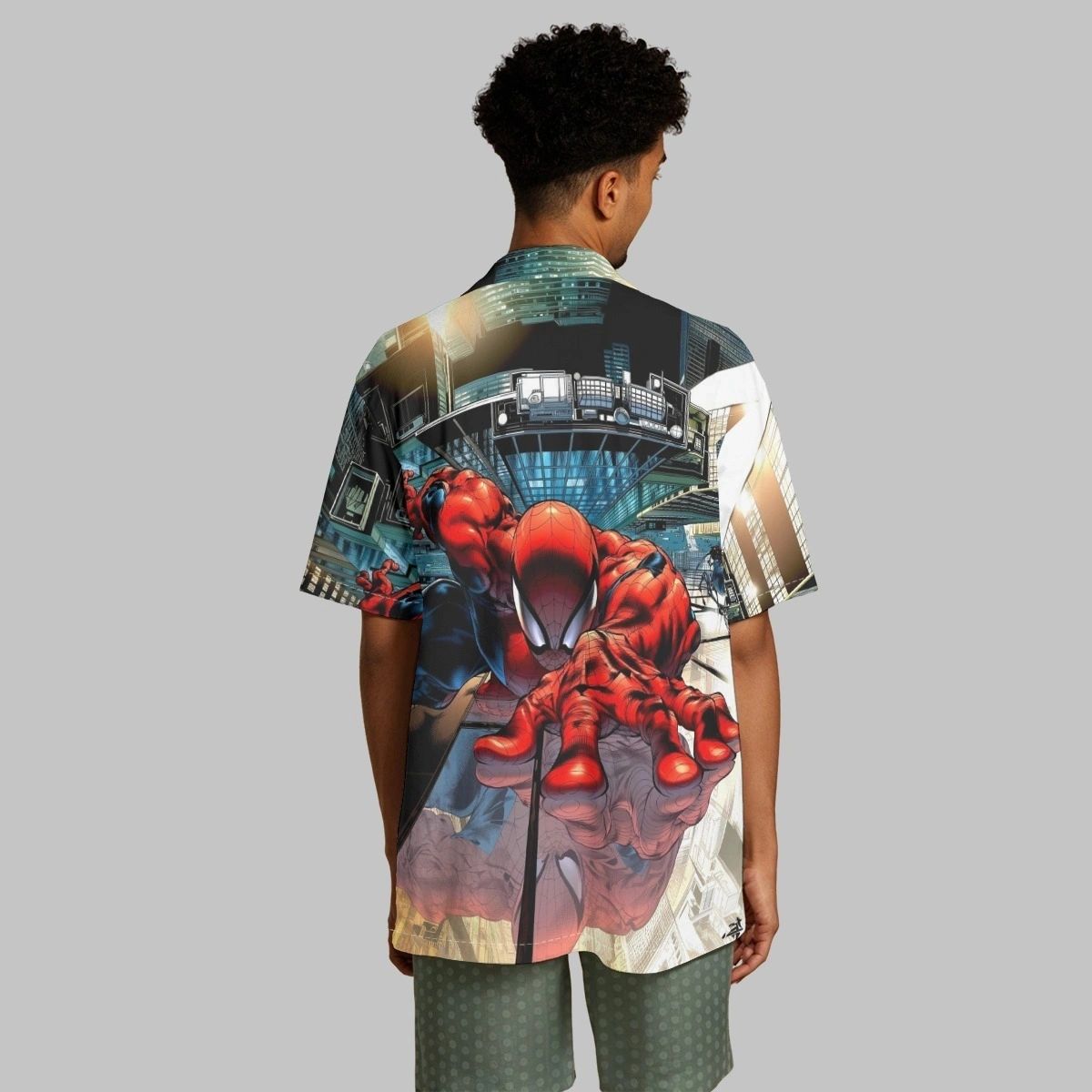 SENSATIONAL SPIDERMAN FERAL ALL OVER PRINT SHIRTS