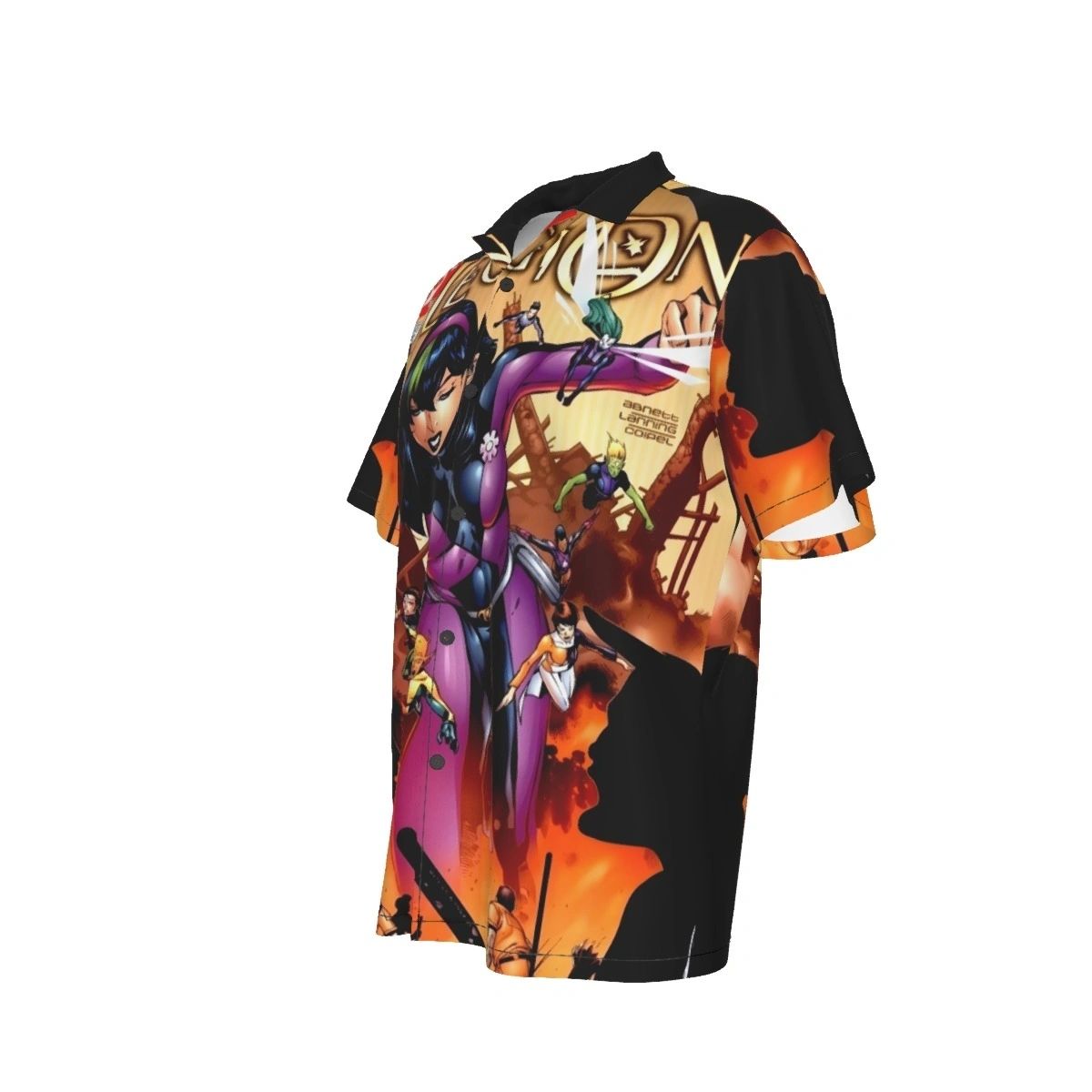 THE LEGION 4 ALL OVER PRINT SHIRTS -SHRINKING VIOLET