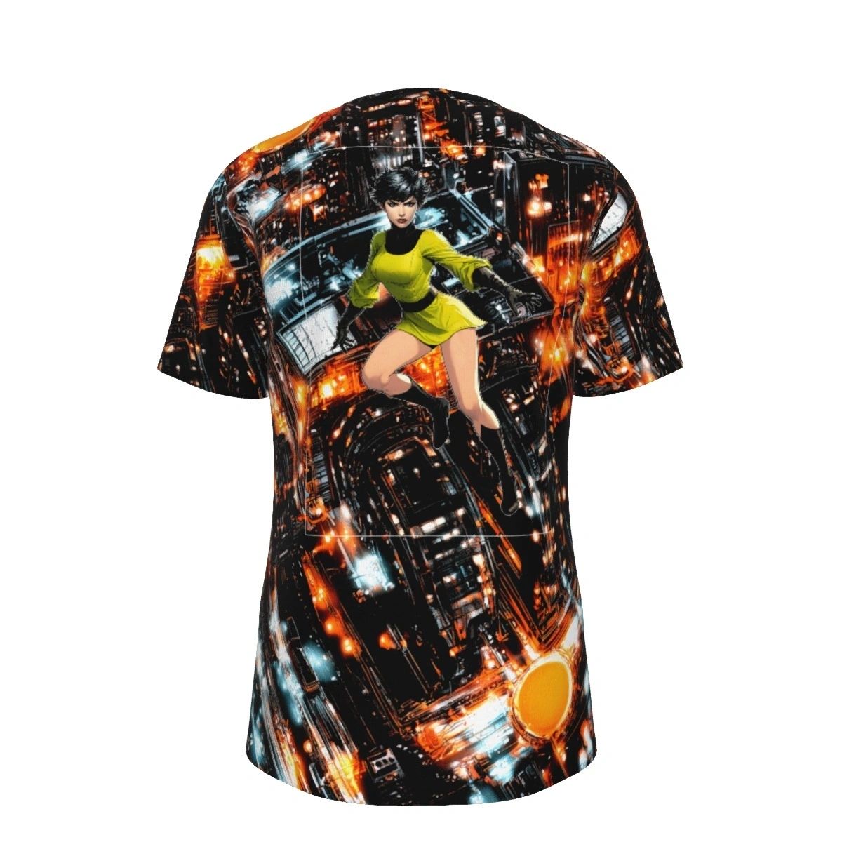 SALU DIGBY READY ALL OVER PRINT SHIRTS -SHRINKING VIOLET
