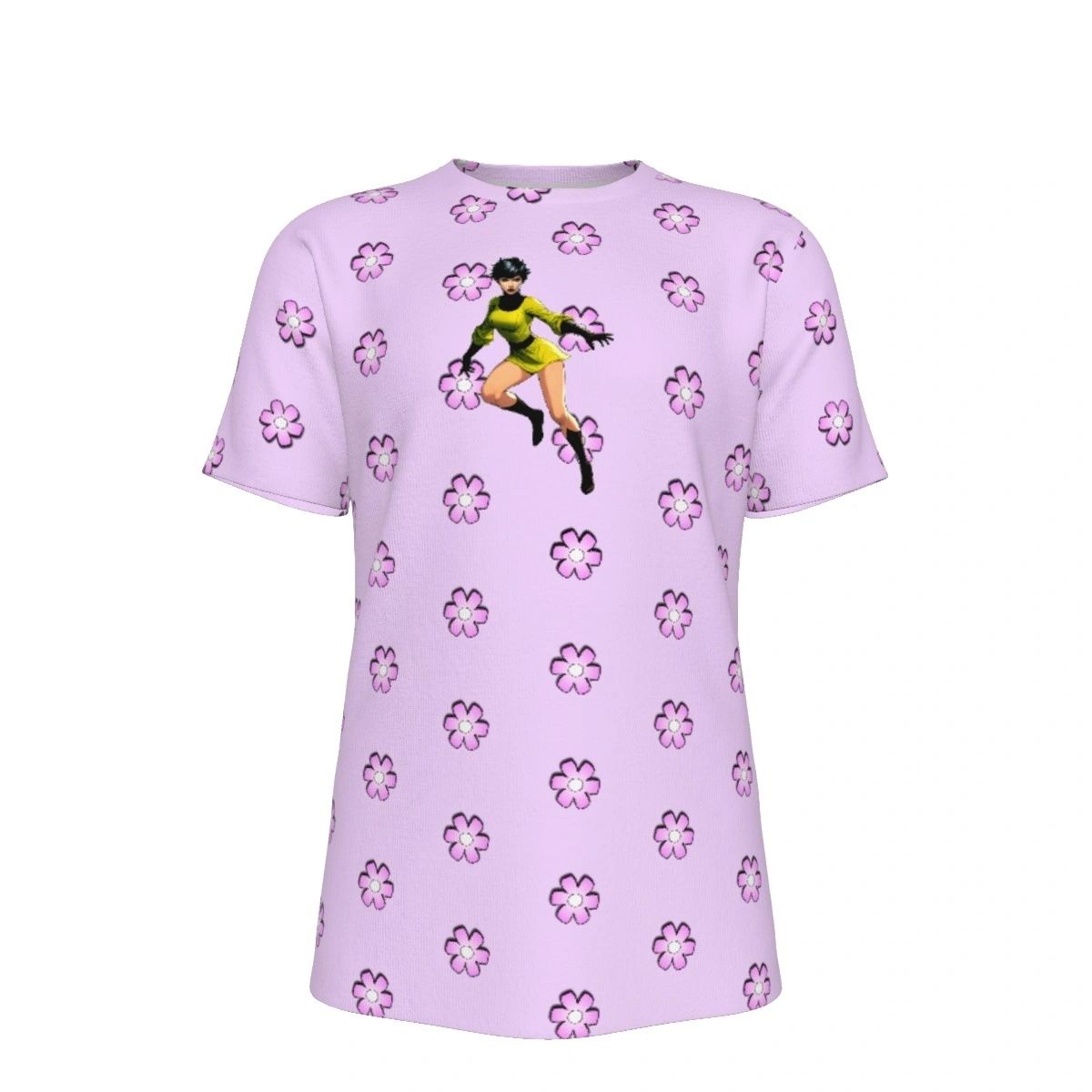 SALU DIGBY READY ALL OVER PRINT SHIRTS -SHRINKING VIOLET