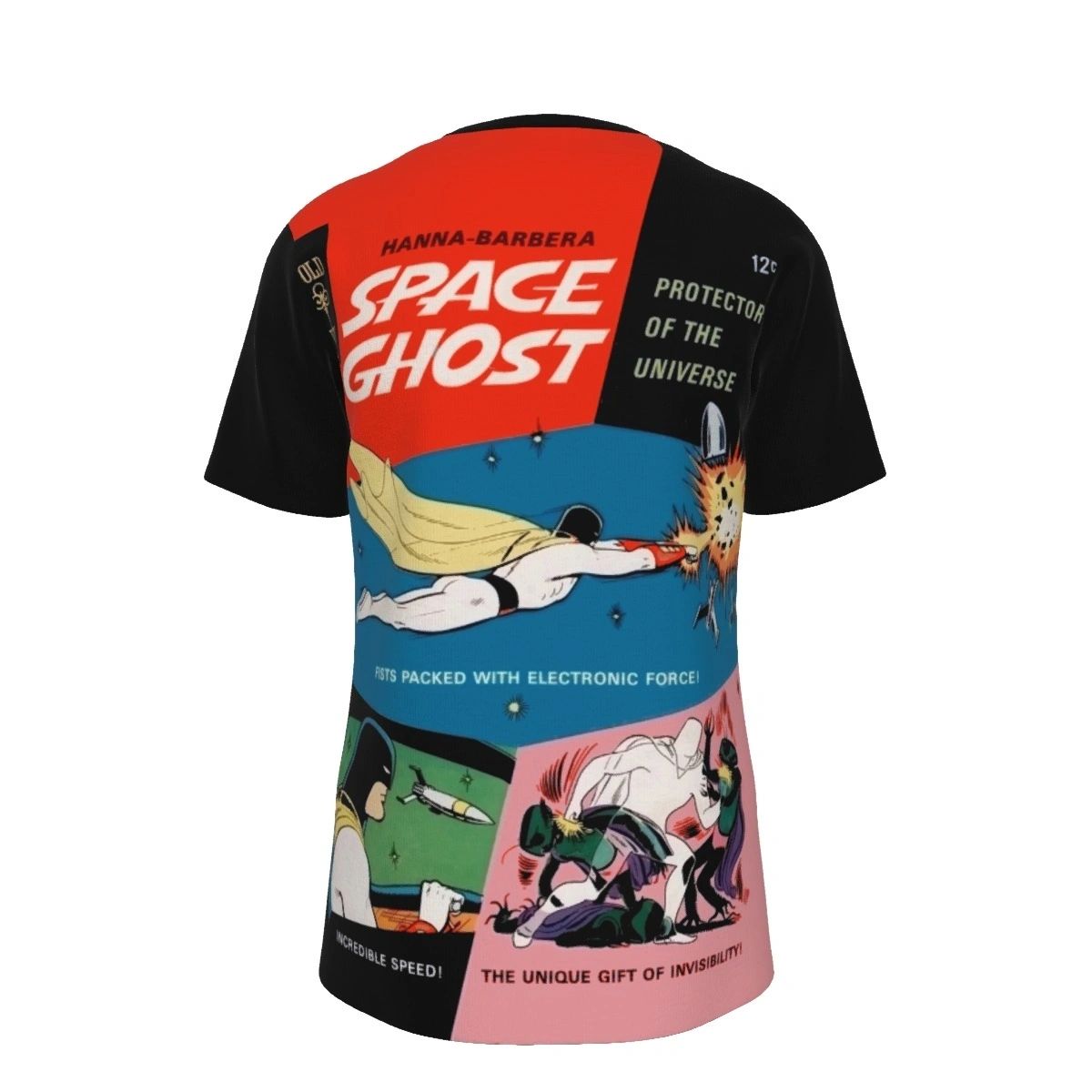 SPACE GHOST GOLD KEY COVER ALL OVER PRINT SHIRTS