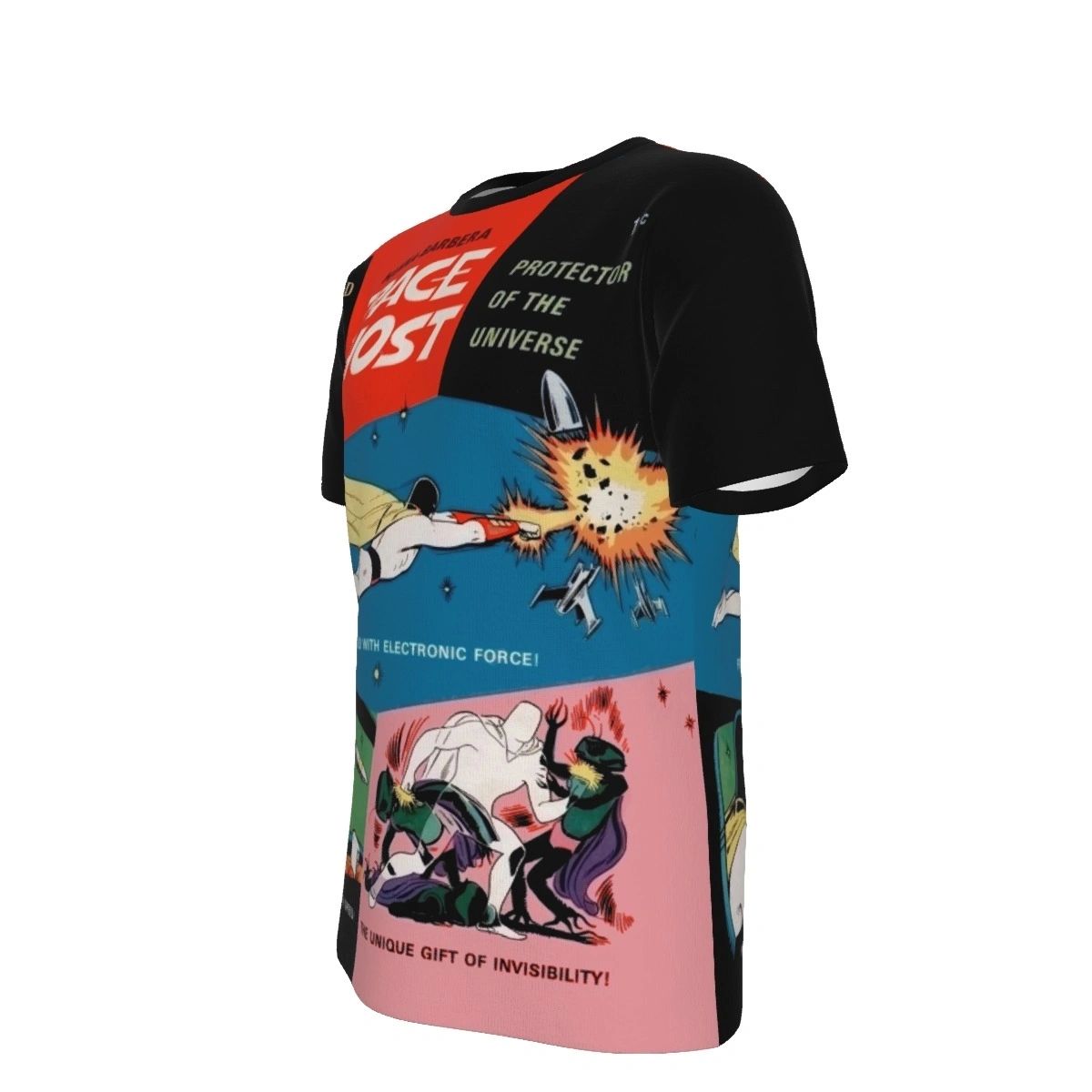 SPACE GHOST GOLD KEY COVER ALL OVER PRINT SHIRTS