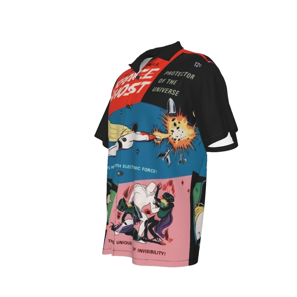 SPACE GHOST GOLD KEY COVER ALL OVER PRINT SHIRTS