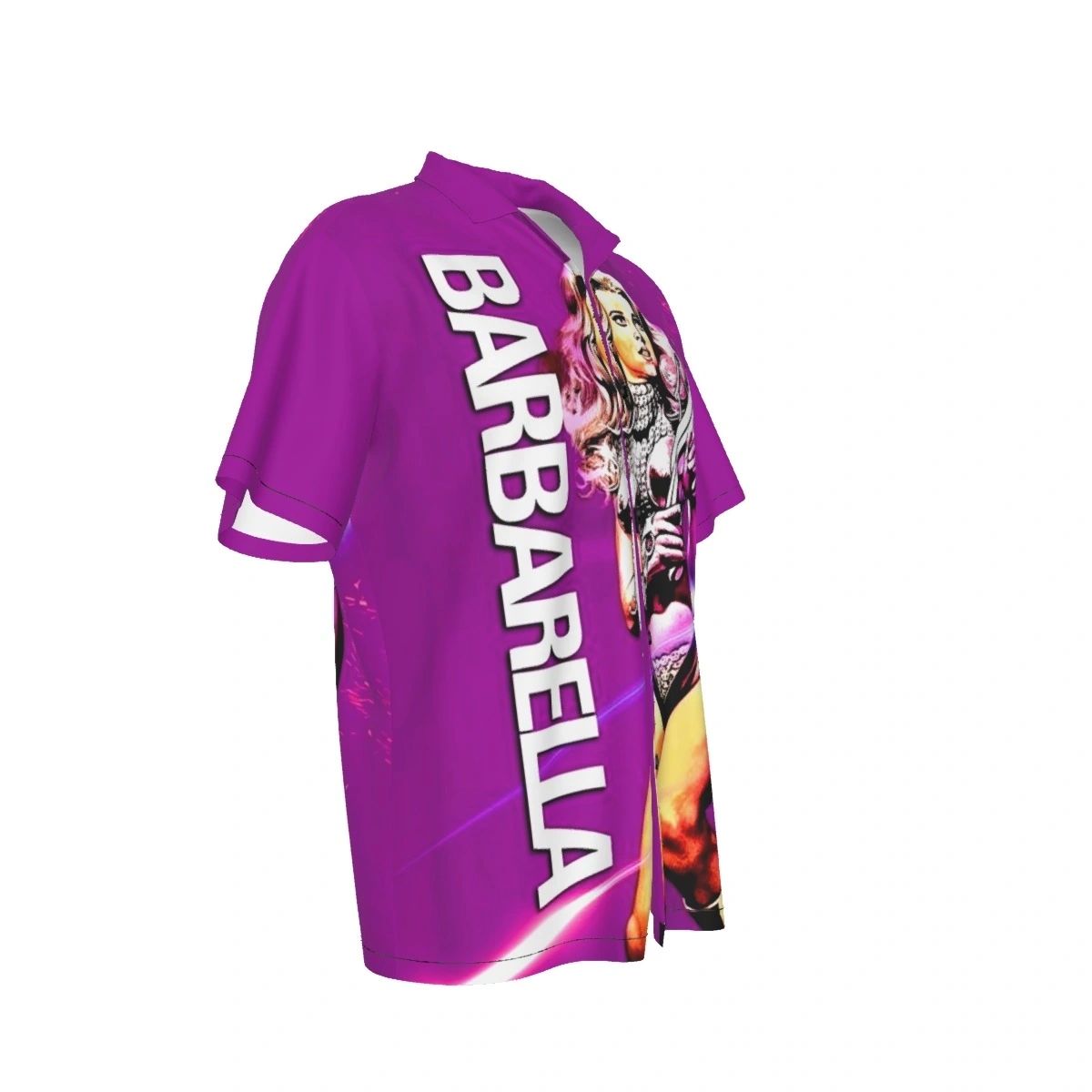 BARBARELLA MOVIE POSTER ALL OVER PRINT SHIRTS