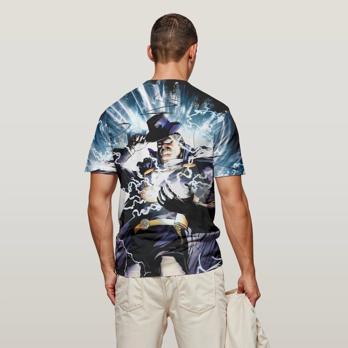 PHANTOM STRANGER PAGE ART ALL OVER PRINT SHIRTS