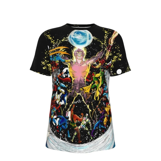 AVENGERS COSMIC POSTER ALL OVER PRINT SHIRTS - PEREZ ART