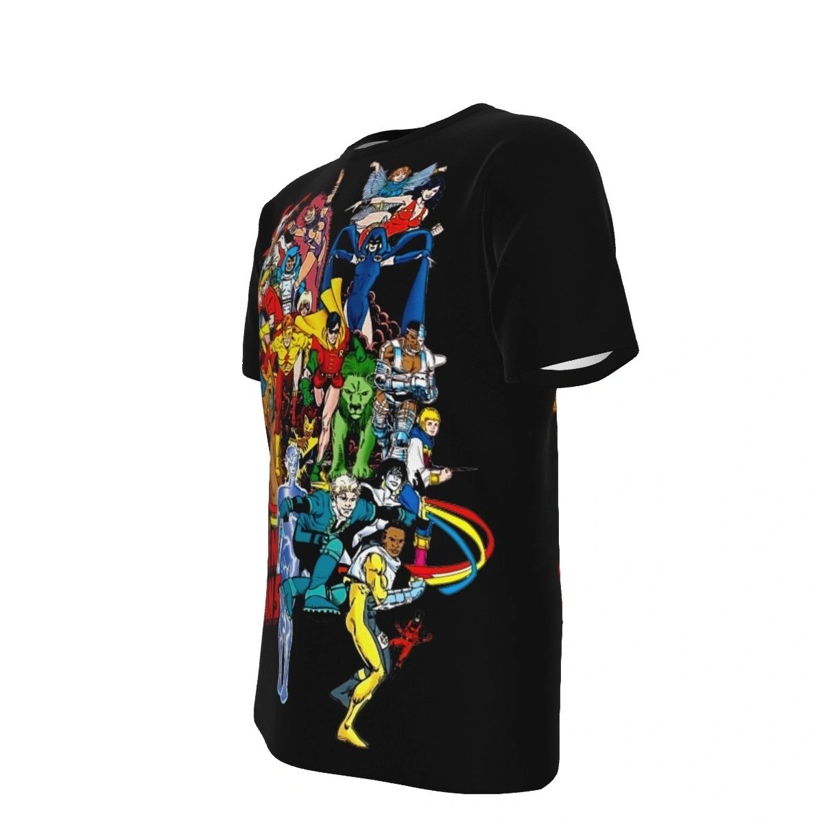 TEEN TITANS PINUP THRU THE YEARS ALL OVER PRINT SHIRTS