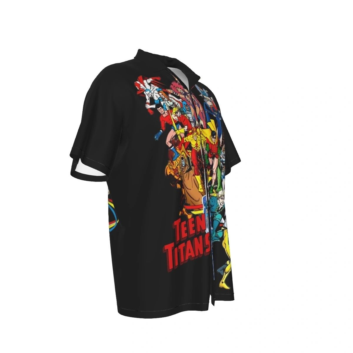 TEEN TITANS PINUP THRU THE YEARS ALL OVER PRINT SHIRTS