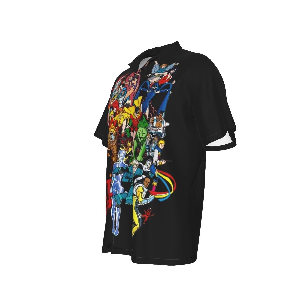 TEEN TITANS PINUP THRU THE YEARS ALL OVER PRINT SHIRTS