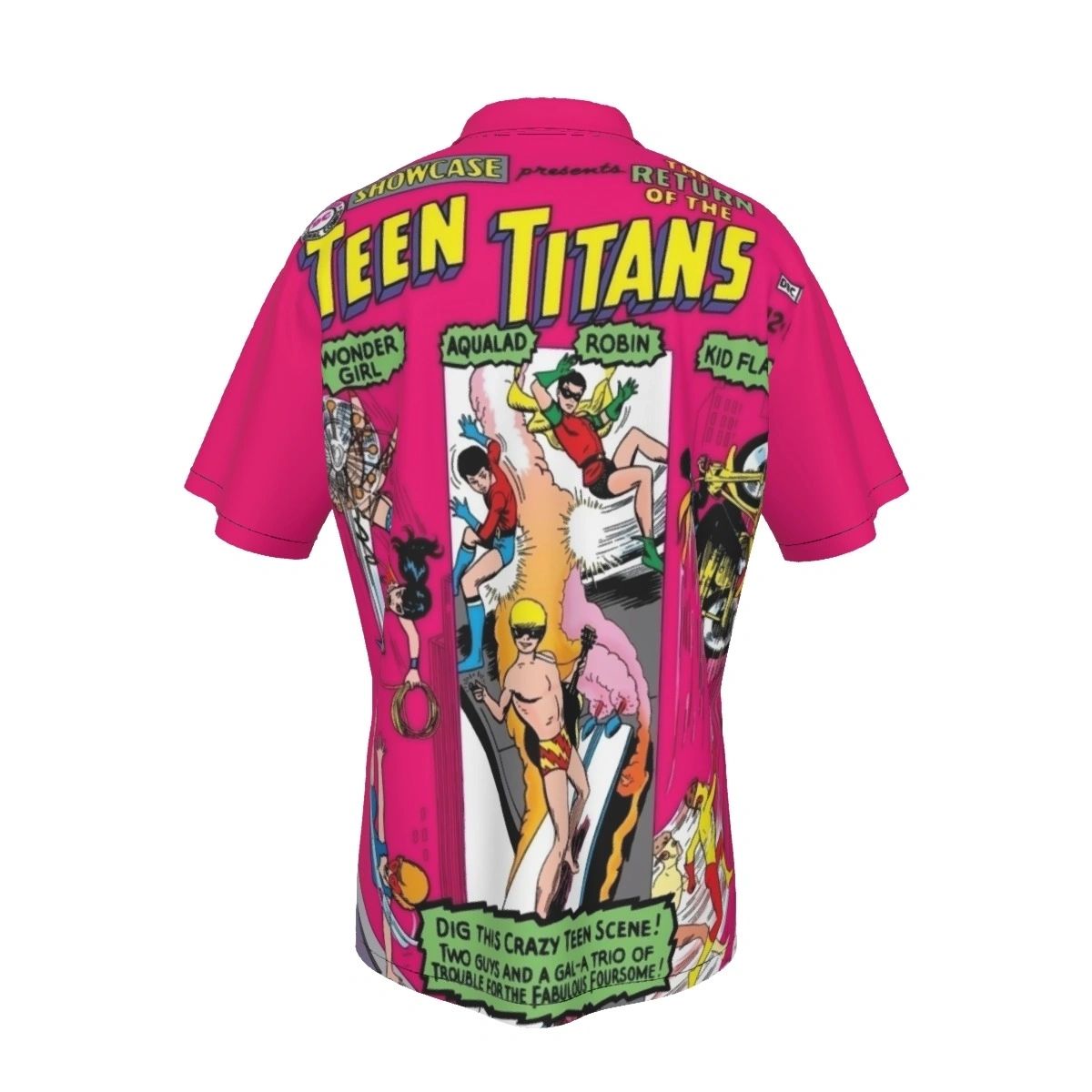 SHOWCASE 69 TEEN TITANS ALL OVER PRINT SHIRTS
