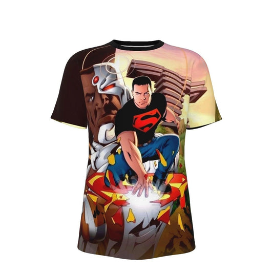 TEEN TITANS 2 V3 KON-EL SUPERBOY ALL OVER PRINT SHIRTS