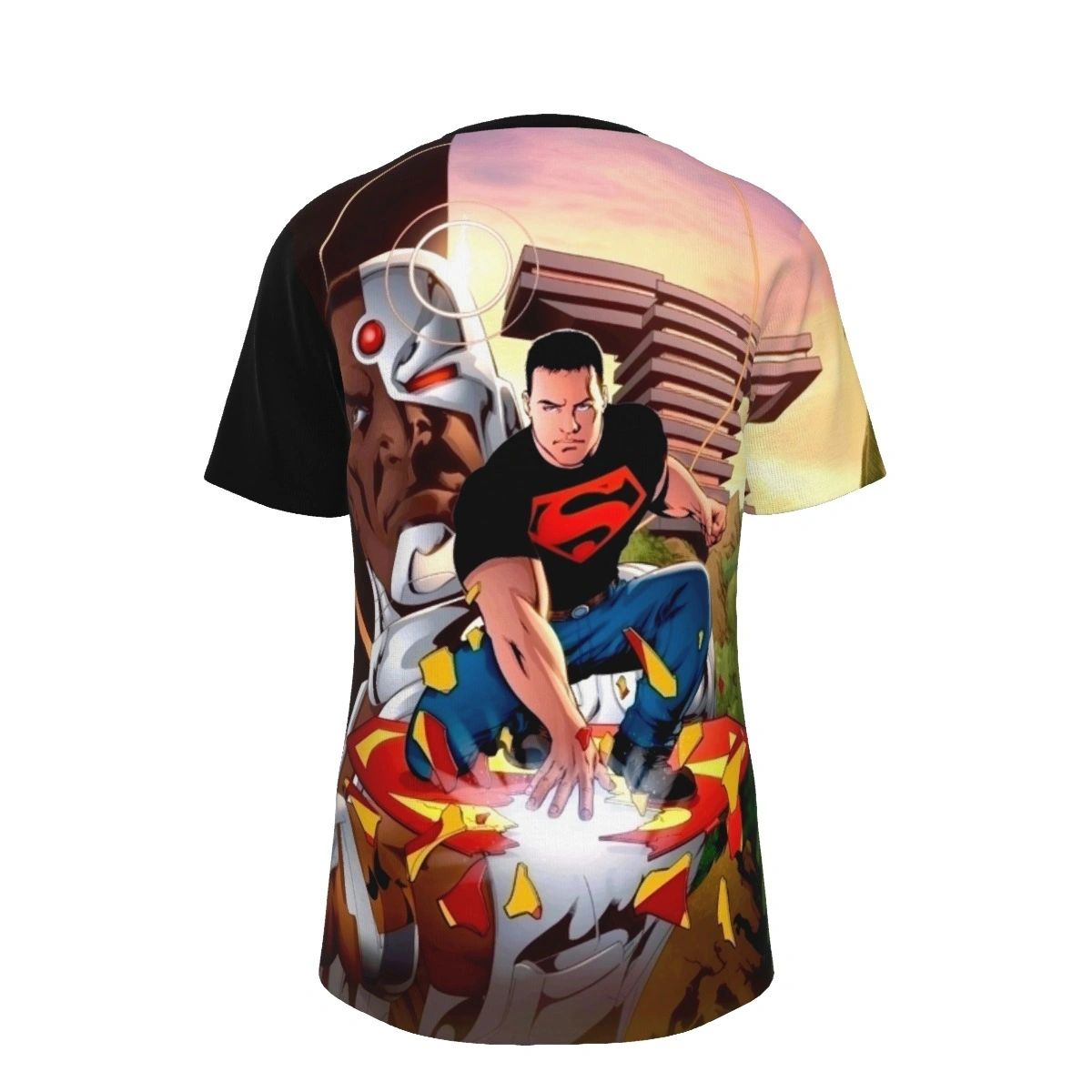 TEEN TITANS 2 V3 KON-EL SUPERBOY ALL OVER PRINT SHIRTS