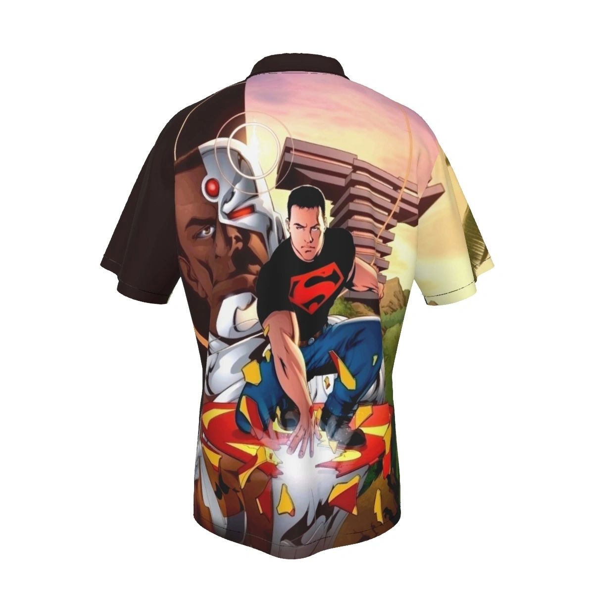 TEEN TITANS 2 V3 KON-EL SUPERBOY ALL OVER PRINT SHIRTS
