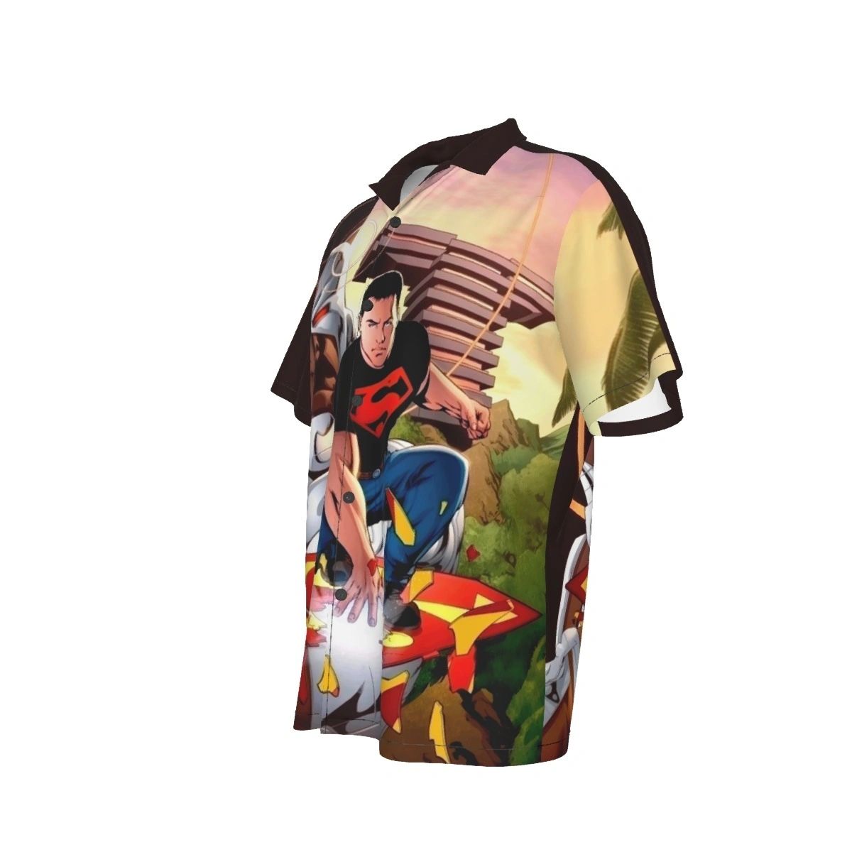 TEEN TITANS 2 V3 KON-EL SUPERBOY ALL OVER PRINT SHIRTS