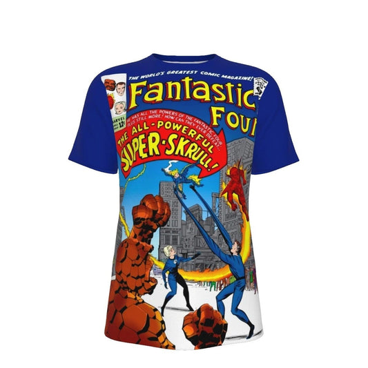 FANTASTIC FOUR 18 ALL OVER PRINT SHIRTS-SUPER SKRULL