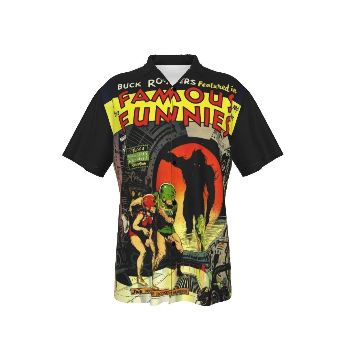 FAMOUS FUNNIES 213 ALL OVER PRINT SHIRTS - FRANK FRAZETTA