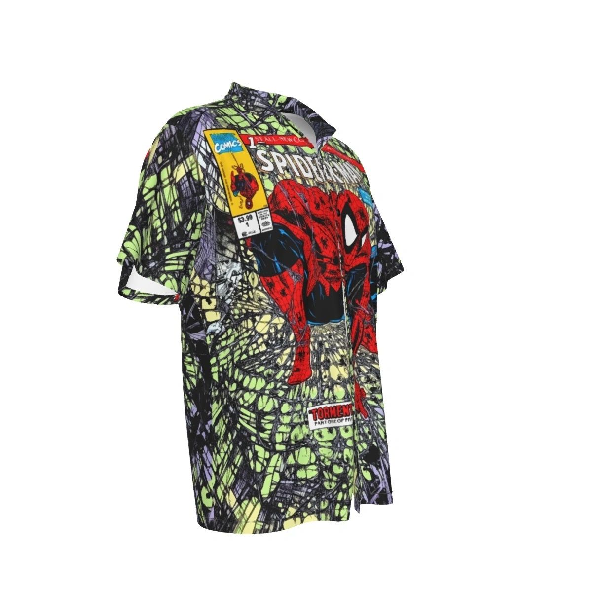 SPIDERMAN 1 ALL OVER PRINT SHIRTS - TODD MCFARLANE