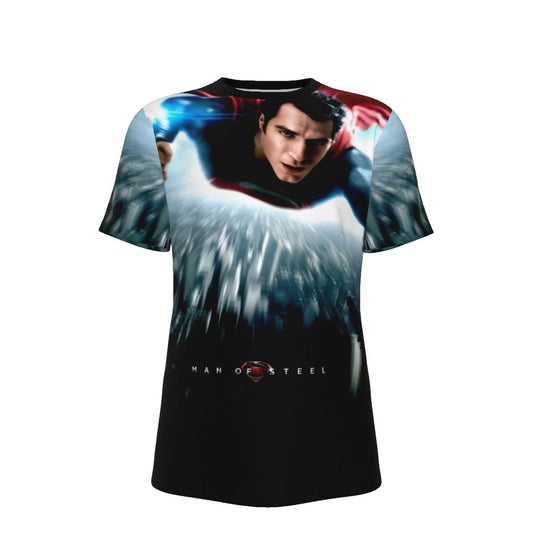 SUPERMAN MAN OF STEEL ALL OVER PRINT SHIRTS - MOVIE POSTER