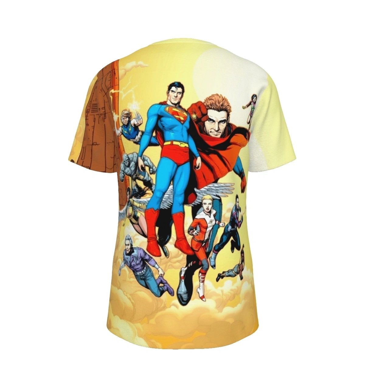 SUPERMAN AND THE LEGION ALL OVER PRINT SHIRTS - GARY FRANK FROM ACTION 684