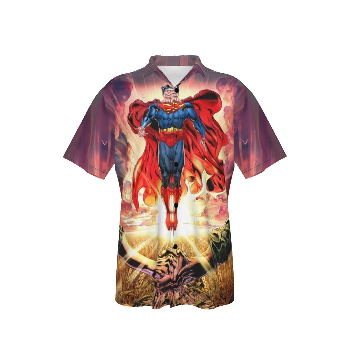 MAN AND SUPERMAN 1 ALL OVER PRINT SHIRTS