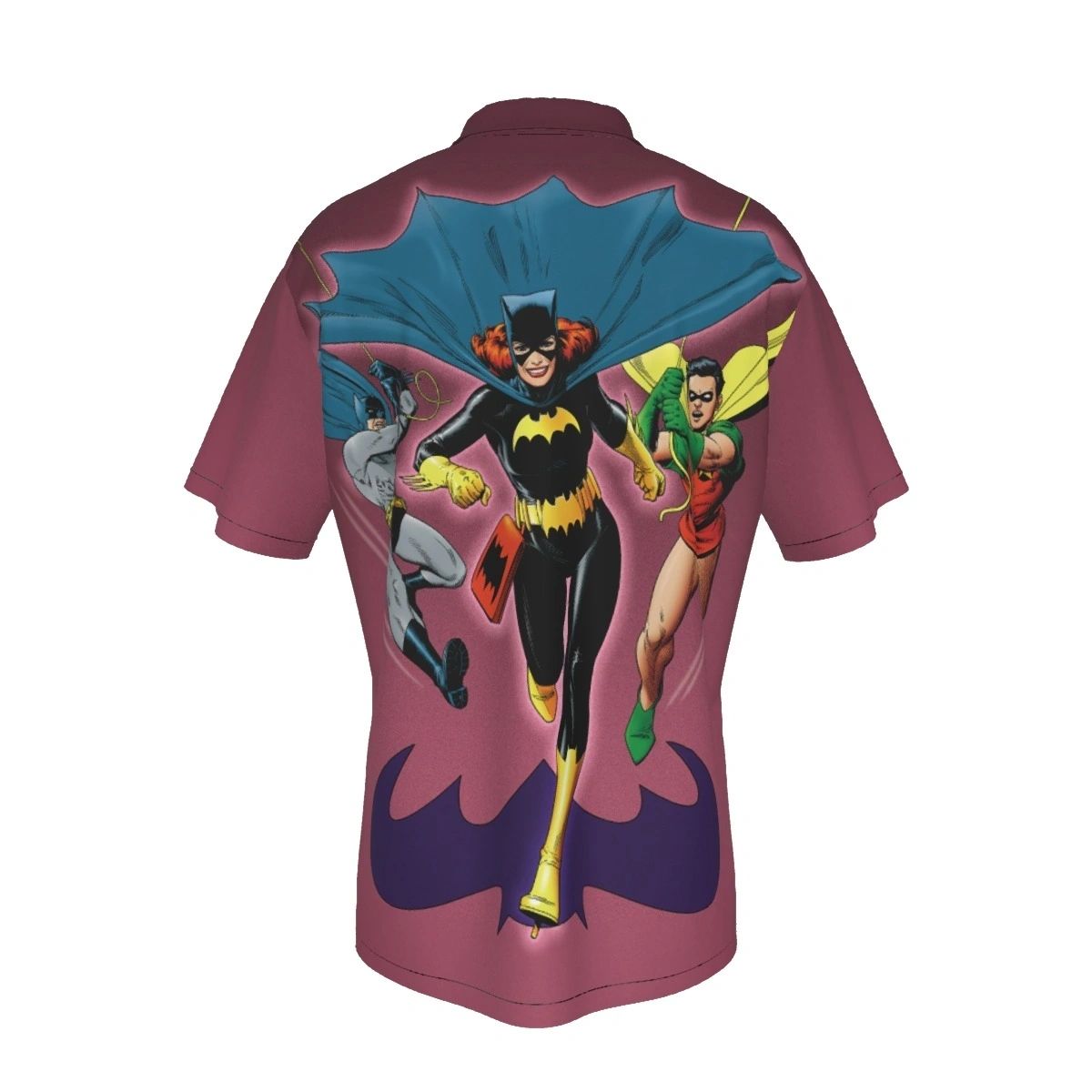 BATMAN BATGIRL AND ROBIN COVER ALL OVER PRINT SHIRT AND TANK TOP - BOLLAND ART