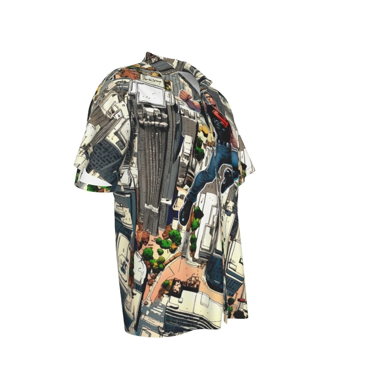 CONNER KENT SUPERBOY KONEL READY ALL OVER PRINT SHIRTS