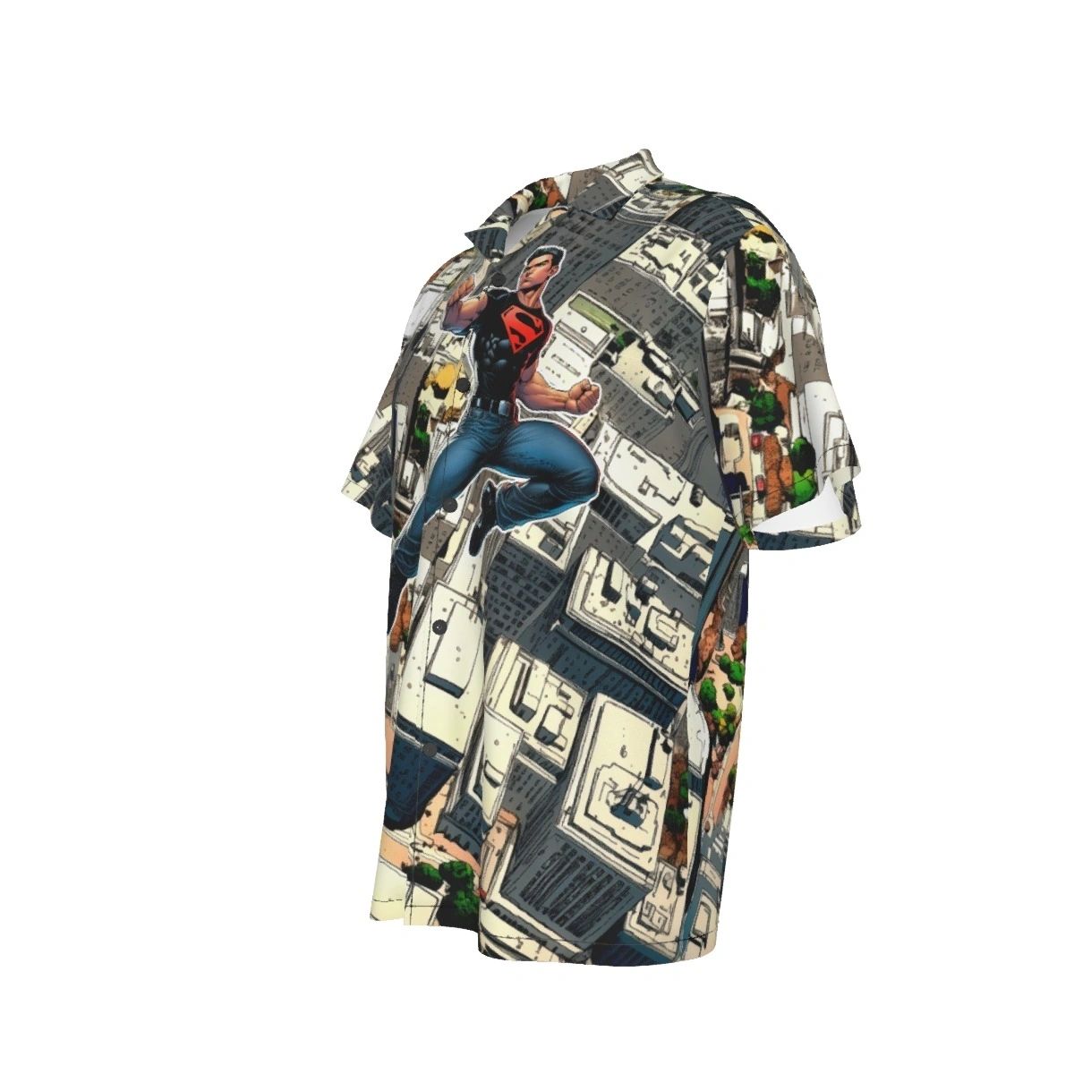 CONNER KENT SUPERBOY KONEL READY ALL OVER PRINT SHIRTS