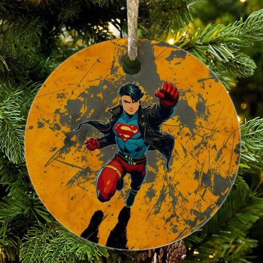RETCON SUPERBOY KONEL READY CHRISTMAS TREE ORNAMENT