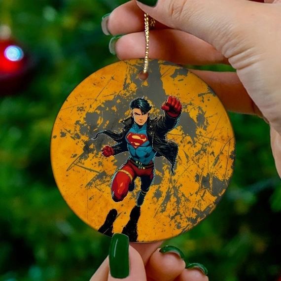 RETCON SUPERBOY KONEL READY CHRISTMAS TREE ORNAMENT