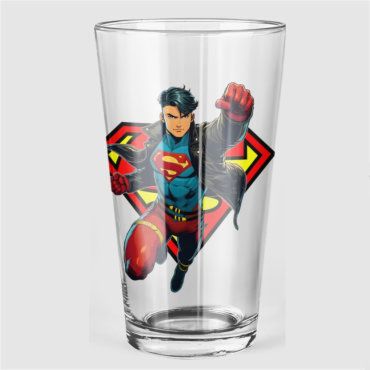 RETCONNED SUPERBOY- KONEL READY Pint Glass (with Free Shipping)