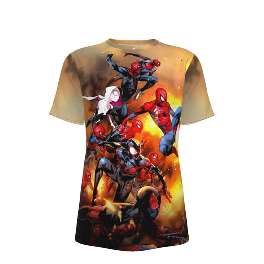 SPIDER VERSE ALL OVER PRINT SHIRTS