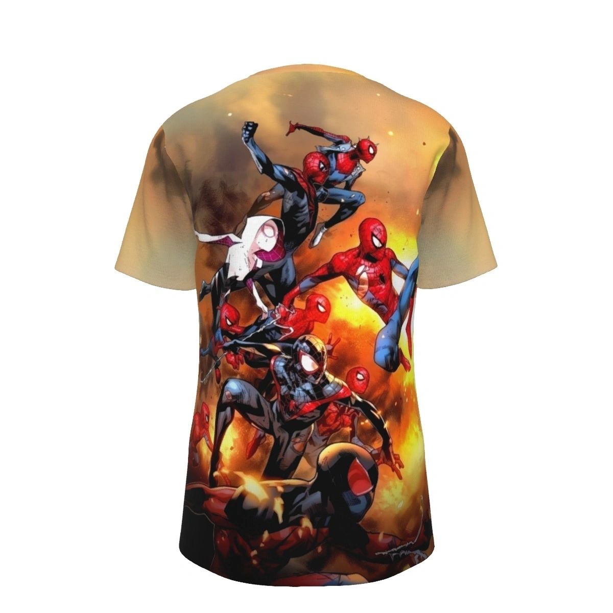SPIDER VERSE ALL OVER PRINT SHIRTS