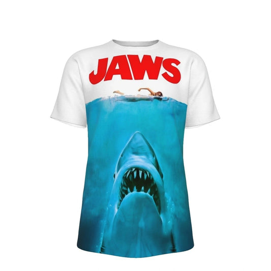 JAWS MOVIE POSTER ALL OVER PRINT SHIRTS
